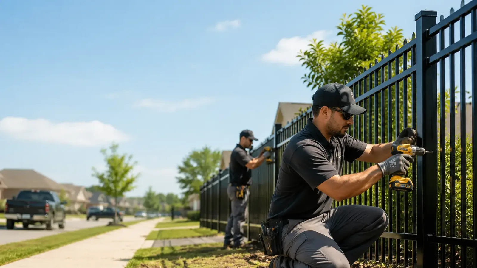 Metal Fence Installation in Bismarck, IL
